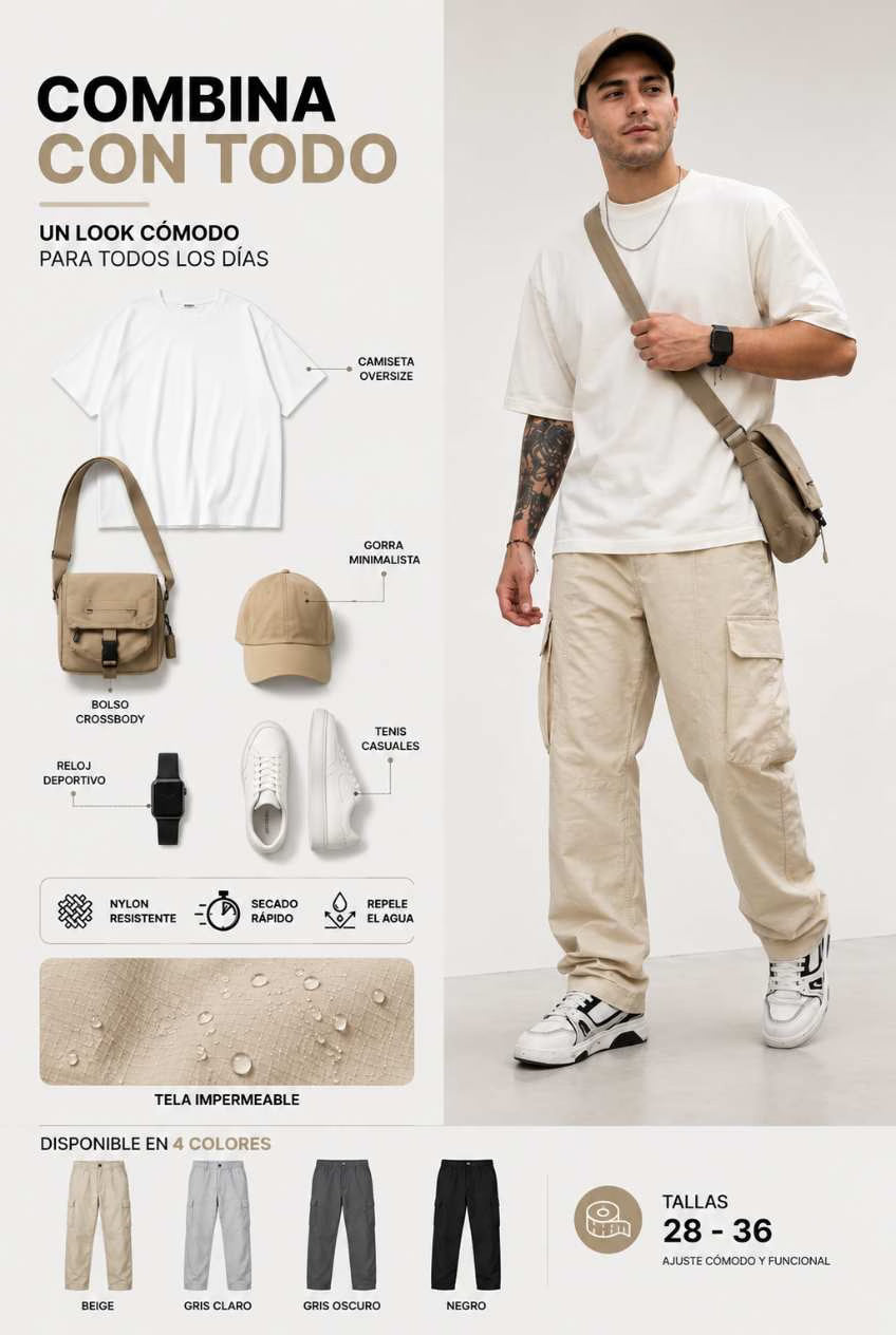 UrbanShield™ Pantalón Táctico Impermeable Premium de Nylon