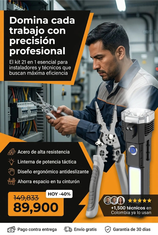 ALICATE MULTIFUNCIONAL 21 en 1