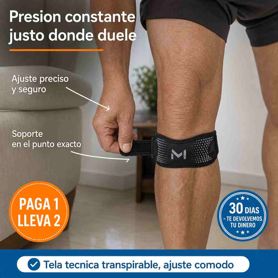 Soporte de Rótula Set X2 - Alivia el Dolor de Rodilla - Paga 1 Lleva 2